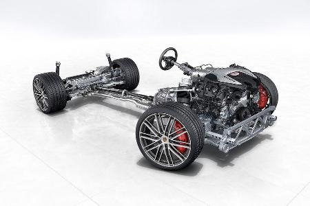 Porsche Panamera Turbo: Rolling Chassis