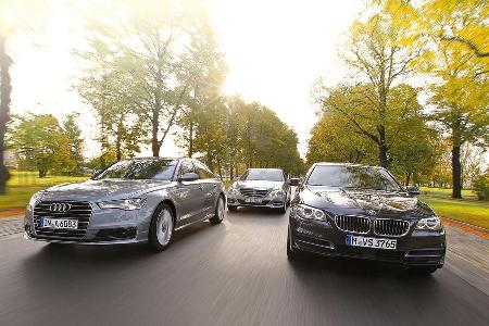 Audi A6, BMW Fnfer, Mercedes E-Klasse
