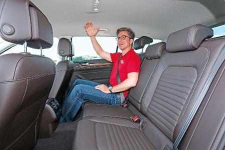 VW Passat Variant 2.0 TDI 4Motion, Fondsitz, Beinfreiheit