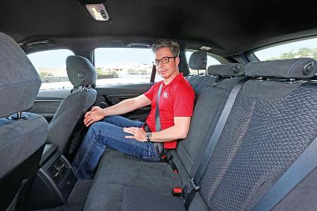 BMW 325d Touring, Fondsitz, Beinfreiheit