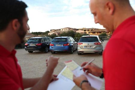 BMW Dreier Touring, Mercedes C-Klasse T-Modell, VW Passat Variant