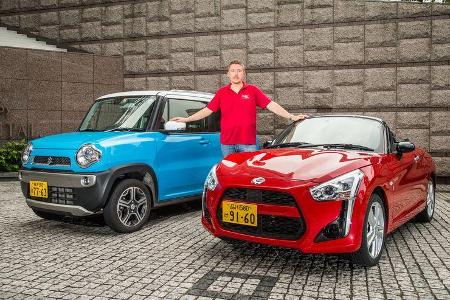 Daihatsu Copen Robe, Suzuki Hustler X Turbo 4WD, Frontansicht