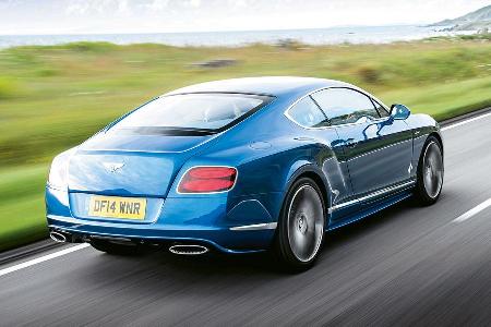 Bentley Continental GT Speed, Heckansicht