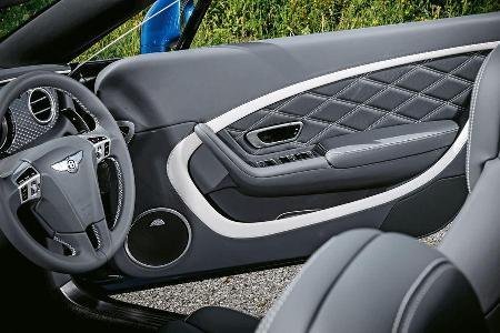 Bentley Continental GT Speed, Lenkrad, Interieur, Trinnenseite