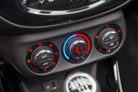 Opel Adam Rocks 1.0 DI Turbo, Bedienelemente, Klima