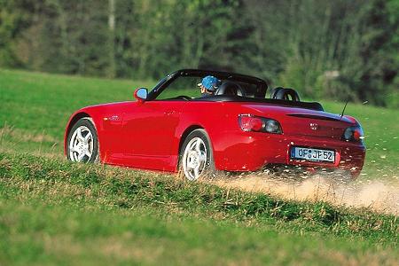 Honda S2000, Heckansicht