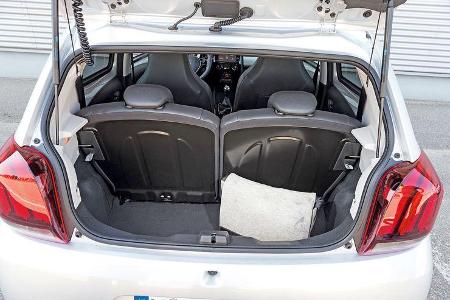 asv 1814, Peugeot 108 Puretech 82, Kofferraum