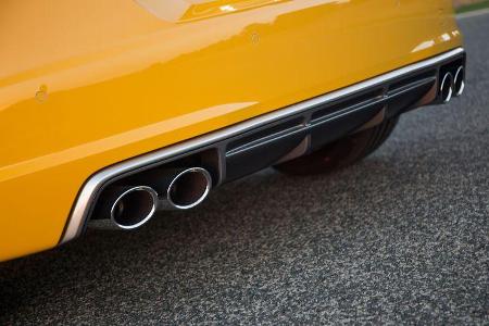 Audi TTS S tronic, Auspuff, Endrohre