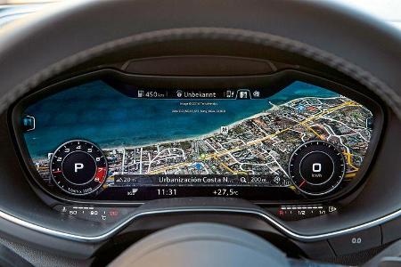 Audi TTS S tronic, Rundinstrumente