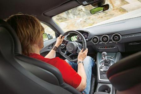 Audi TTS S tronic, Cockpit, Fahrersicht