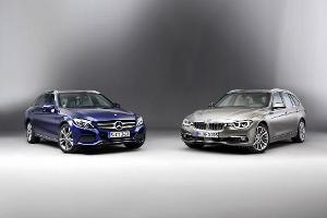 BMW 3er Touring, Mercedes C-Klasse T, ams1115