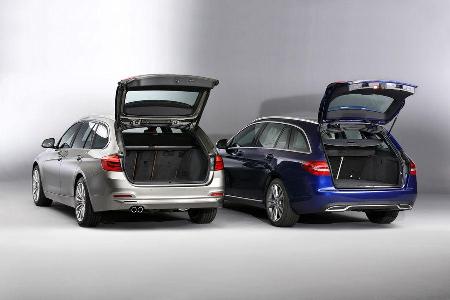 BMW 3er Touring, Mercedes C-Klasse T, ams1115