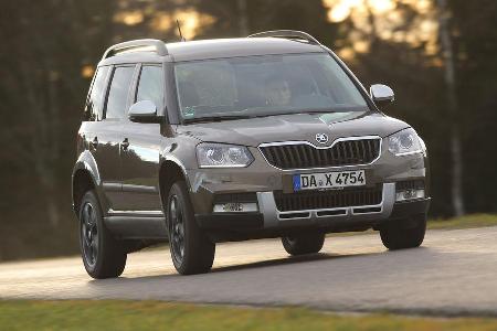 Skoda Yeti 2.0 TDI Outdoor Elegance, Frontansicht