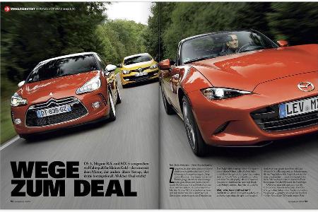 Neues Heft, sport auto, Ausgabe 2/2016, Vorschau, Preview