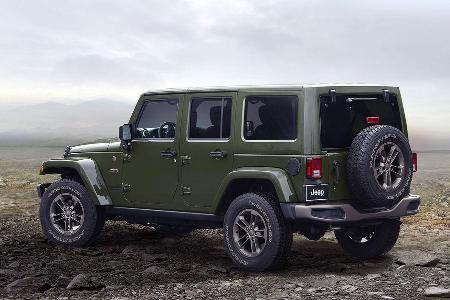 Jeep 75th Anniversary Special Edition Modelle