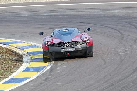 Pagani Huayra, Heckansicht