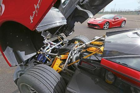 Pagani Huayra, Motor, Motorhaube