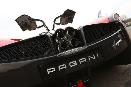 Pagani Huayra, Endrohre, Auspuff