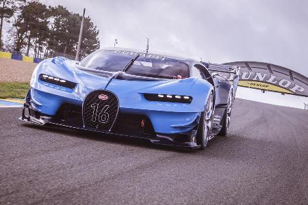 Bugatti Vision Gran Turismo, Fahreindrcke