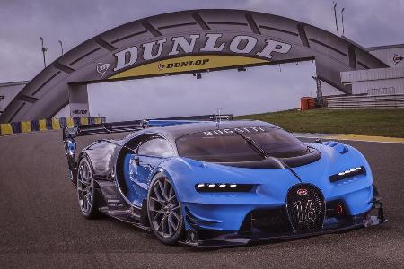 Bugatti Vision Gran Turismo, Fahreindrcke