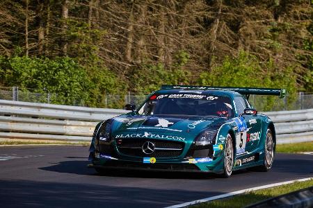 Black Falcon - Mercedes SLS AMG GT3 - #5 - 24h-Rennen Nrburgring 2015 - Top-30-Qualifying