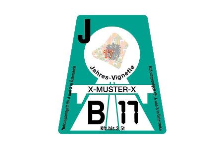 Vignette Maut sterreich 2017