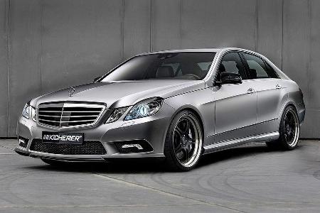 Kicherer hat die neue Mercedes E-Klasse bereits überarbeitet und ein sportlicheres Profil verliehen.