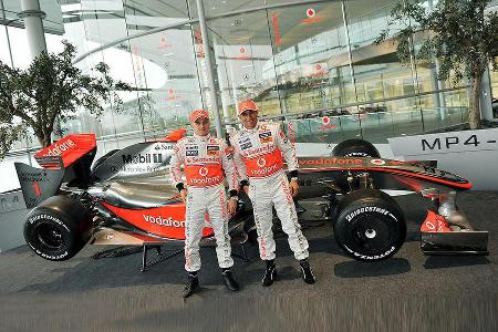 Kovalainen und Hamilton werden schon in Kürze mit den ersten Testfahrten beginnen.
