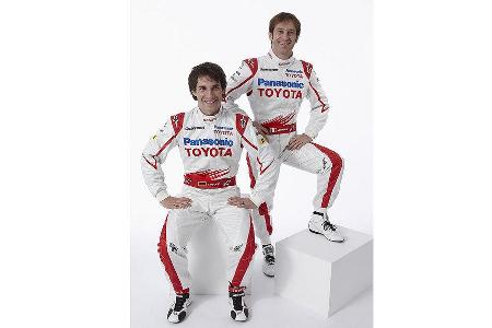 Die Stammfahrer: Jarno Trulli (links) und Timo Glock.