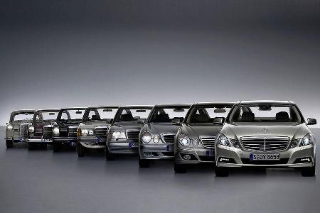 Die Mercedes E-Klasse wird damit in der achten Generation aufgelegt.