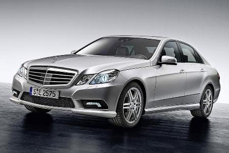 Das AMG-Paket für die neue E-Klasse beinhaltet unter anderem neue Seitenschweller.