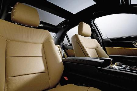 Auf Wunsch ist auch Leder mit an Bord.