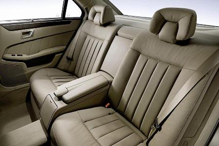 Optionale Einzelsitzanlage im Fond.