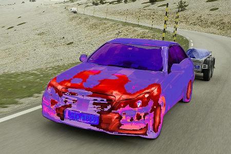 Klappen steuern den Luftdurchfluss im Motorraum.