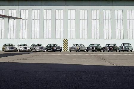 Acht Modellgenerationen im Ãberblick.