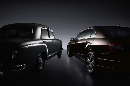 Kotflügel-Sicke als Reminiszenz an den Oldie.