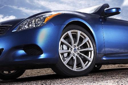 Gegen Aufpreis kann die Bremsanlage auch hinter 19 Zoll große Felgen mit Reifen der Größen 225/45 vorne und 245/40 hinten be...