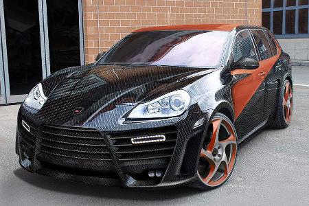 Mansory hat das Dach des Porsche Cayenne um 60 Millimeter abgesenkt.
