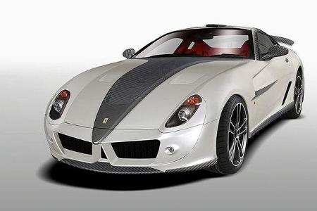 Tuner Mansory aus Bayern hat sich für den Genfer Auto Salon den Ferrari 599 GTB Fiorano vorgenommen und dem Italiener eine D...