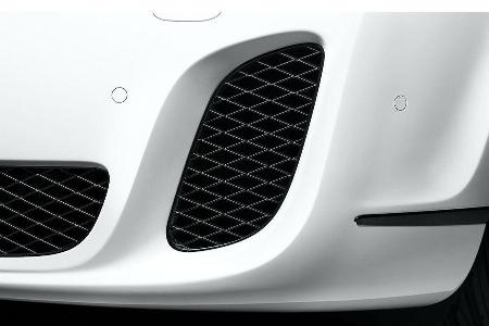 Über die Kühlöffnungen bezieht der Sechsliter-W12 Frischluft.