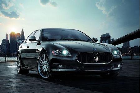 Der Quattroport Sport GTS kommt mit einem stärkeren V8-Motor daher.