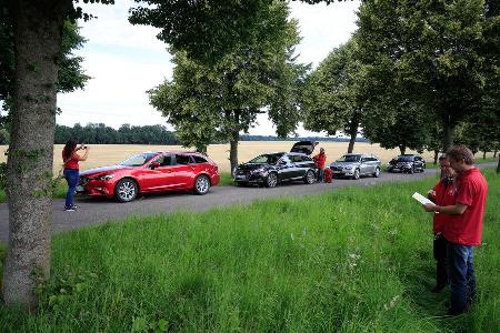 Hyundai i40 Kombi, Mazda 6 Kombi, Renault Talisman Grandtour, Skoda Superb Combi