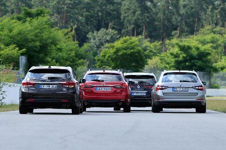 Hyundai i40 Kombi, Mazda 6 Kombi, Renault Talisman Grandtour, Skoda Superb Combi