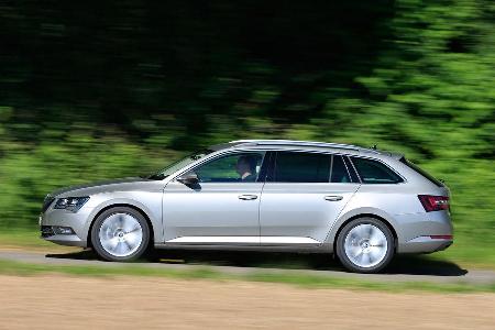 Skoda Superb Combi 2.0 TDI, Seitenansicht