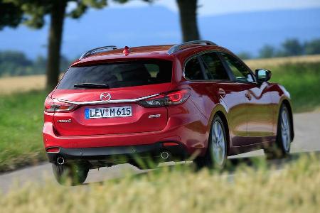 Mazda 6 Kombi D 150, Heckansicht