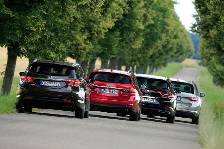 Hyundai i40 Kombi, Mazda 6 Kombi, Renault Talisman Grandtour, Skoda Superb Combi