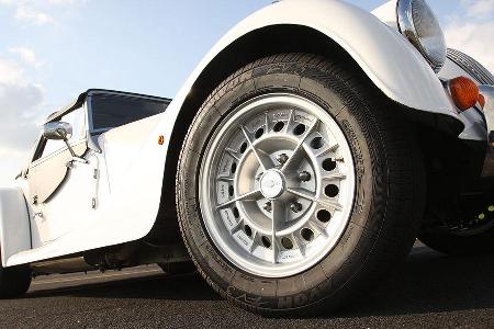 Klassische 15 Zöller passen schön zum restlichen Retro-Look.