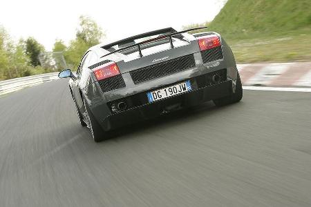 ... die Leichtbau-Version des normalen Gallardo, benötigte für den Kleinen Kurs eine Zeit von 1.10,9 min.