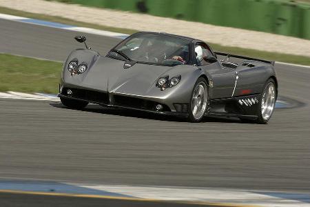 Der Pagani Zonda F war ein Zehntel schneller.