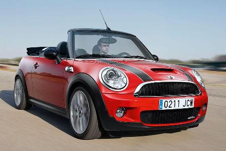 Den Spurt auf Tempo 100 soll der offene Mini in 6,9 Sekunden bewältigen.